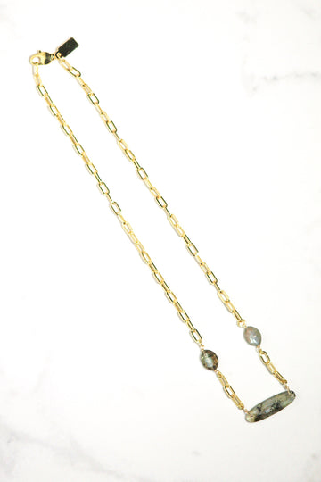 PACIFICA NECKLACE- LABRADORITE